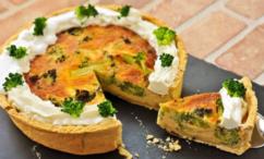 طريقة عمل الكيش بالبروكلي